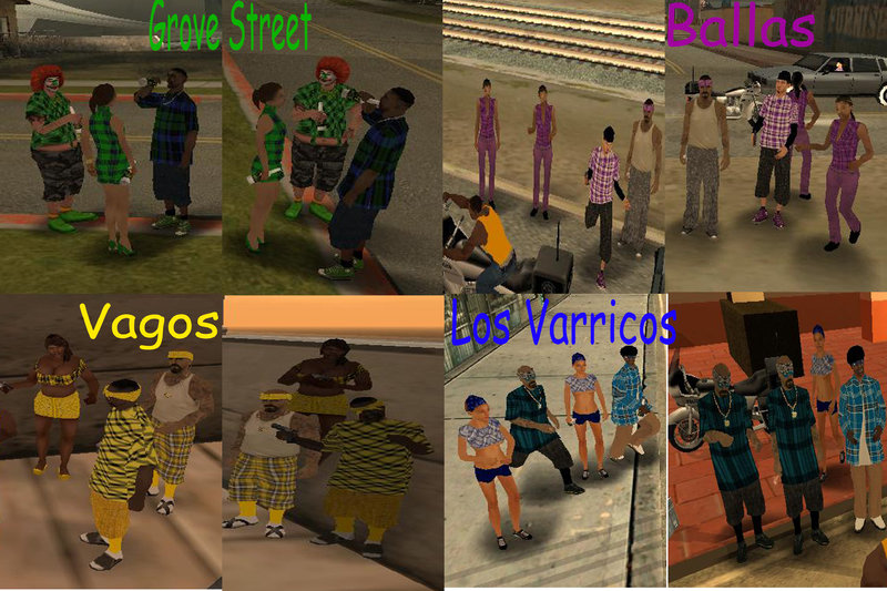 GTA San Andreas New Gangs Of SA Mod